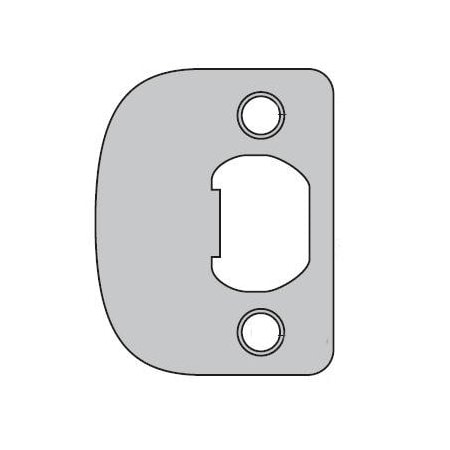 Kwikset Radius Corner Full Lip Strike Dark Bronze Finish 83796-690